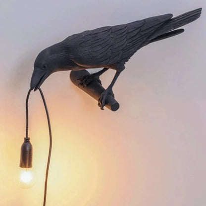 Lucky Crow Lamp Room Decor