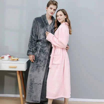 Warm, Long, Couples Bathrobes