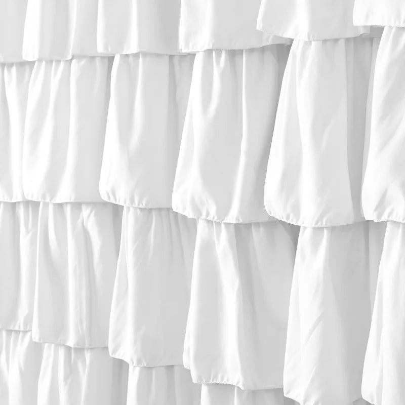 Farmhouse Shower Curtain Set with 12 Hooks