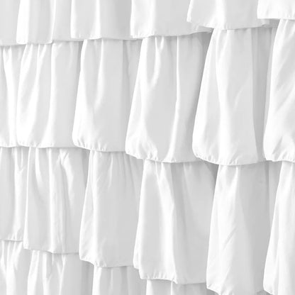 Farmhouse Shower Curtain Set with 12 Hooks
