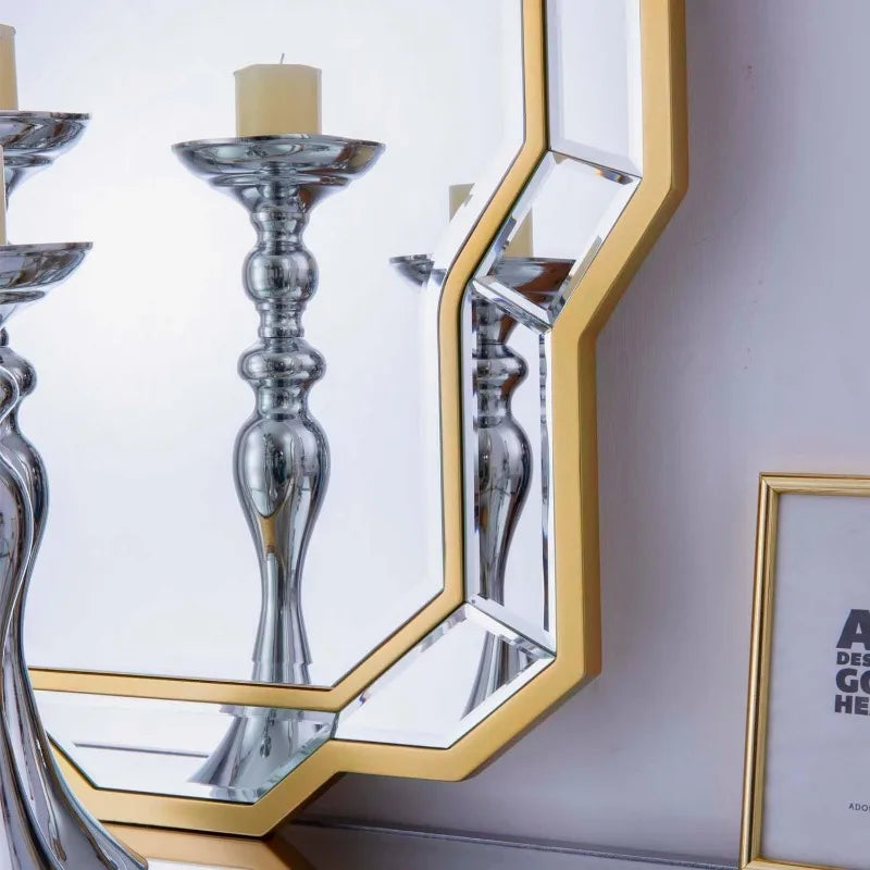 Mirror with Beveled Glass, for Bathroom or Entryway